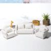 Miniature White Sofa Chairs