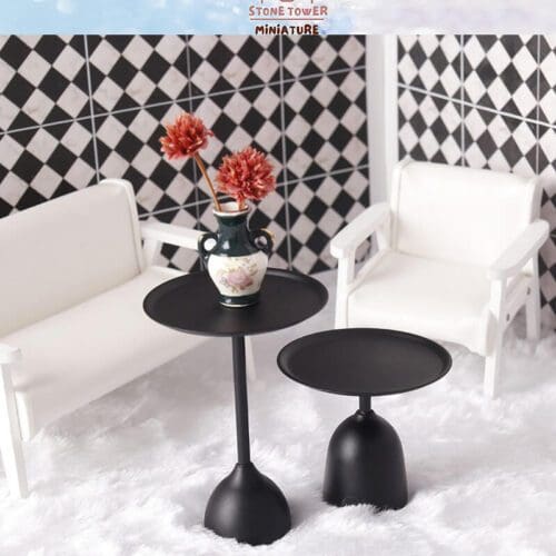 Miniature Black Table Furniture