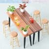 Miniature Wooden Bar Table