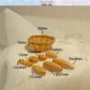 Miniature Simulation Bread Set