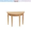 Miniature Wooden Half Round Table