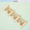 Miniature Unpainted Wooden Railing