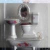 Dollhouse Ceramic Bathroom Model