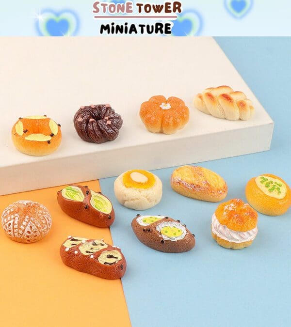 Miniature Sweet Bread Food