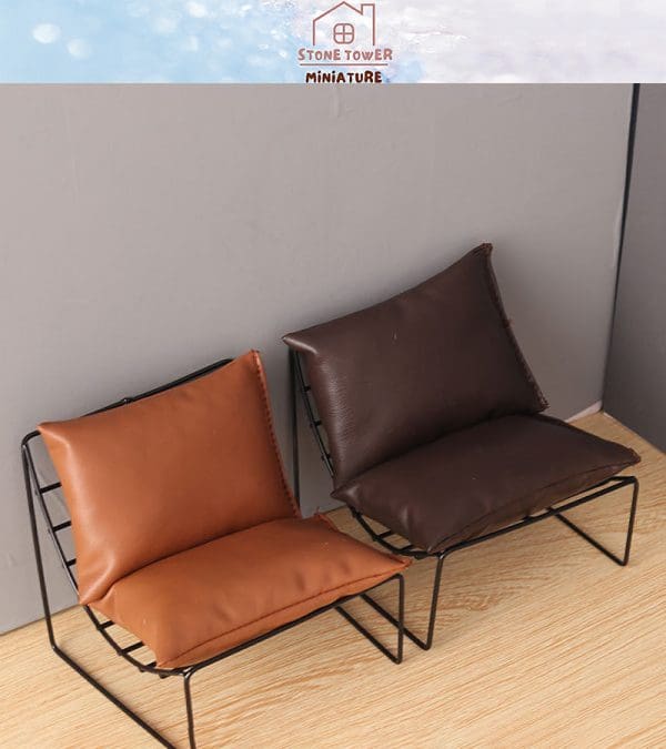 Miniature Iron Sofa Chairs