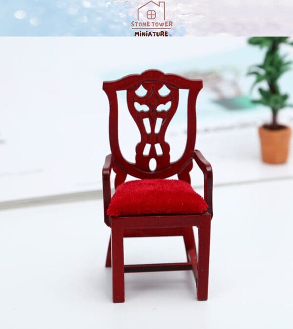 Miniature Red Sofa Chairs