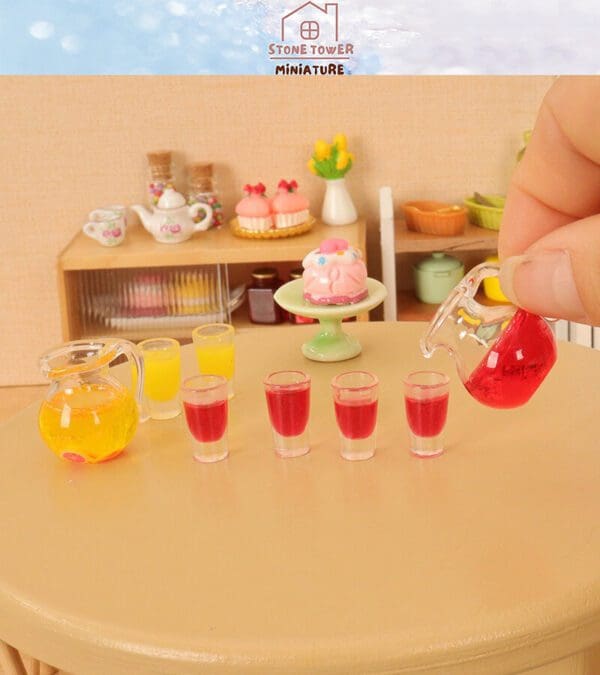 Miniature Fruit Juice Set