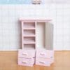 Miniature Wooden Pink Cabinet