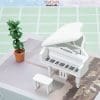 Dollhouse Wooden Grand Piano