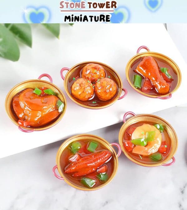 Miniature Dry Pot Food