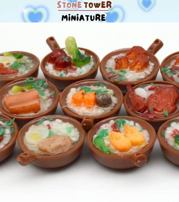 Miniature Clay Pot Food