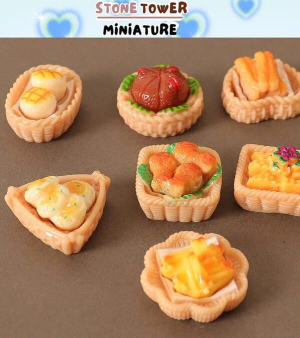 Miniature Breakfast Food