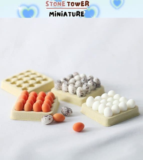 Miniature Eggs in Tray