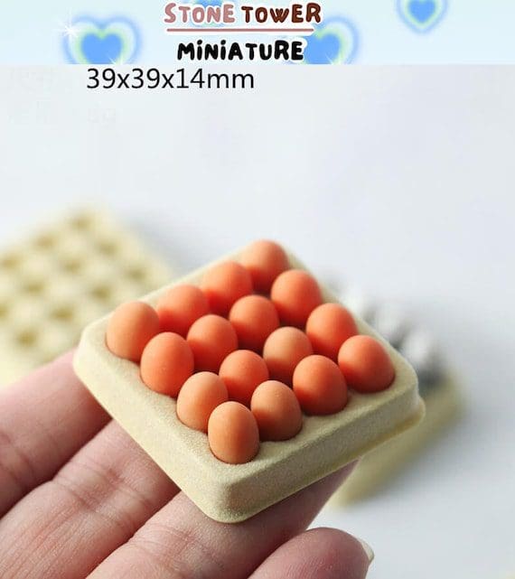 Miniature Eggs in Tray