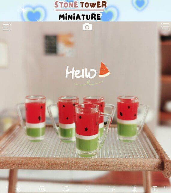 Miniature Watermelon Juice